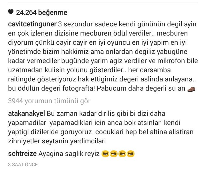 #Diriliş En yerinde tepki,en güzel tepki,en şahane tepki,en müthiş tepki,en baba tepki..vs