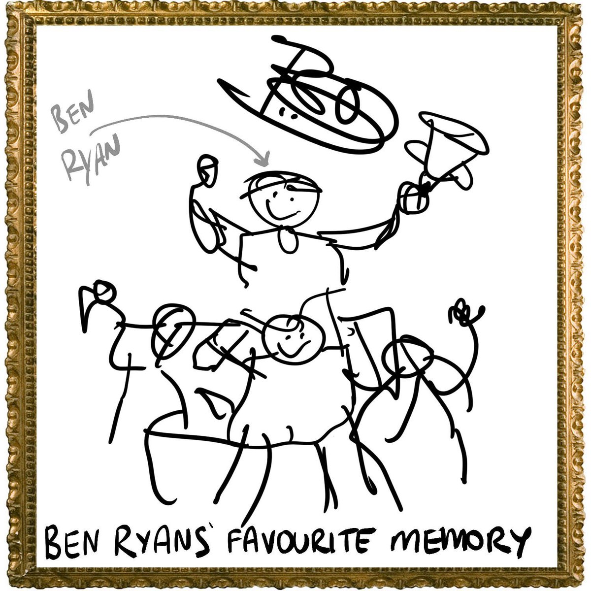 Former Fiji sevens head coach <a href="/benjaminryan/">Ben Ryan</a> illustrated his favourite moments, mostly being held high on the shoulders of his Fiji players!
