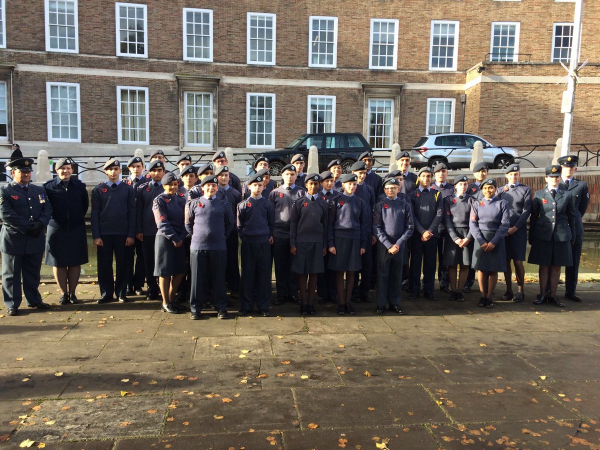 Thanks to all those cadets who attended the two remembrance parades today!