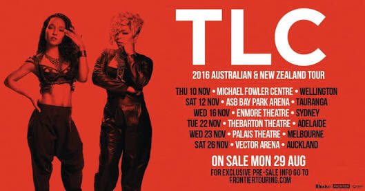 TLC will spoil us w/ 2 shows in Sydney tomorrow &amp; Wednesday at <a href="/Enmore_Theatre/">Enmore Theatre</a>! Don't miss out! <a href="/OfficialTLC/">TLC</a> <a href="/TheRealTBOZ/">Tionne T-Boz Watkins</a> <a href="/officialchilli/">Chilli</a>