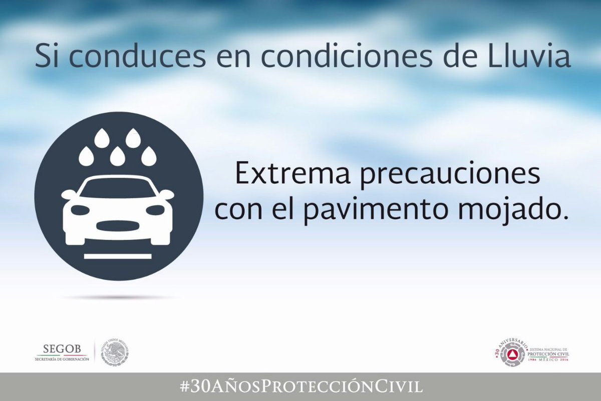 CNPC_MX's tweet image. Al conducir en condiciones de #Lluvia, extrema precauciones con el pavimento mojado,reduce la velocidad y evita cruzar la crecida de ríos.