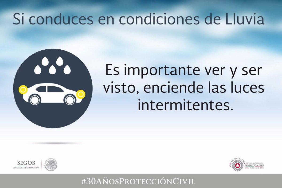 CNPC_MX's tweet image. Al conducir en condiciones de #Lluvia, extrema precauciones con el pavimento mojado,reduce la velocidad y evita cruzar la crecida de ríos.