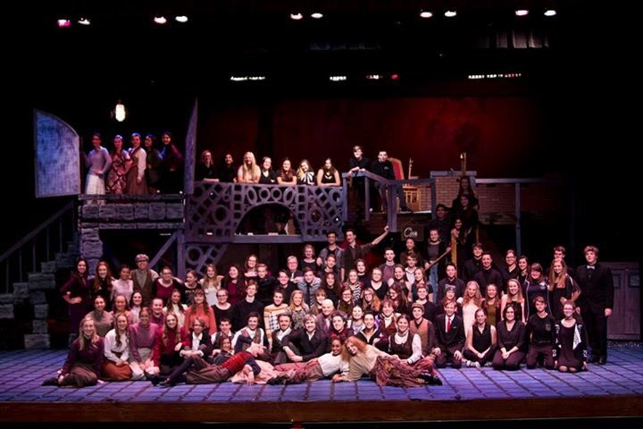 Thanks to all who came out and supported the cast and crew of Sweeney Todd! We could not be more thankful for such a supportive community!