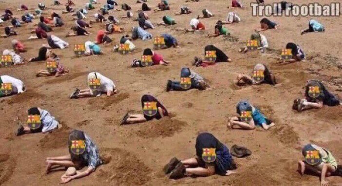 CristianoPlanet's tweet photo. Barca fans after Cristiano Ronaldo second goal .
#ForcaPortugal #PORxLET https://t.co/QBQ4L5CbFb