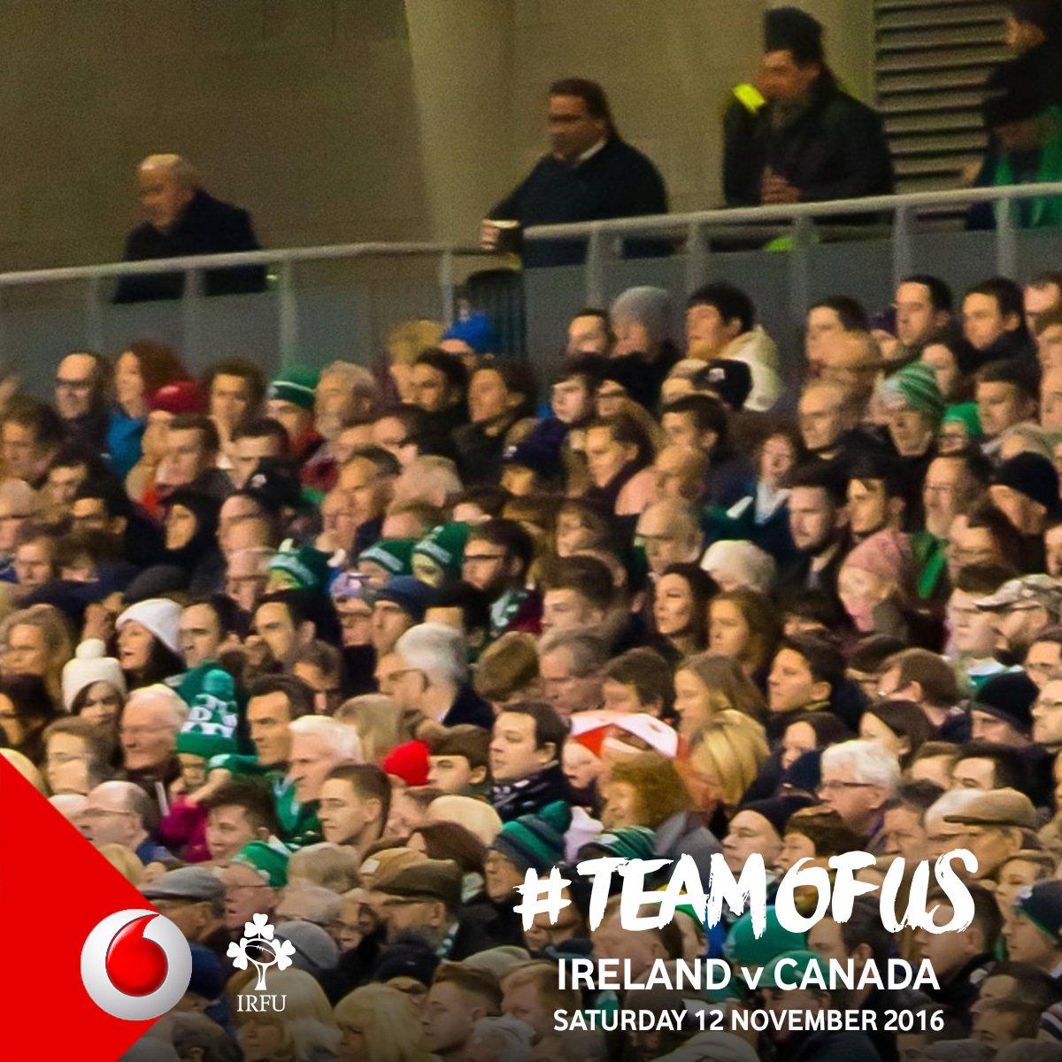 LauraMJA's tweet photo. I joined the #TeamOfUs at the Ireland v Canada with the @VodafoneIreland FanPic https://t.co/Rl22GCkIF9 https://t.co/pvb4SobVnG