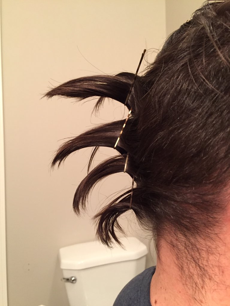 MrsSTravis's tweet image. Bleaching @TravisQERHS .  We're aiming for "Pink Stegosaurus"