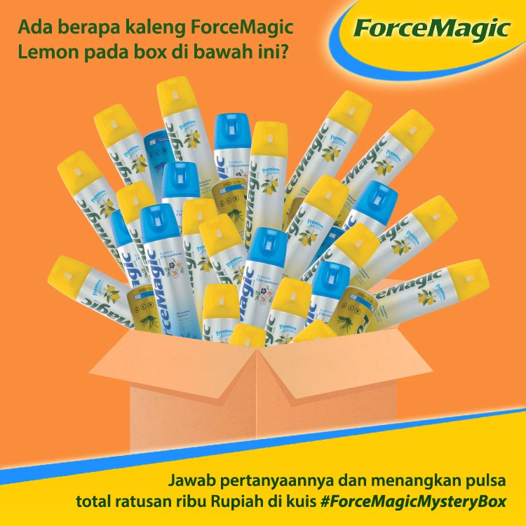 ForceMagicID's tweet photo. Kesempatan terakhir untuk submit jawaban #ForceMagicMysteryBox berhadiah pulsa, ForceMagic Lovers. S&K, klik: https://t.co/AMXHtyfp4N. https://t.co/ZDp3KN3ced
