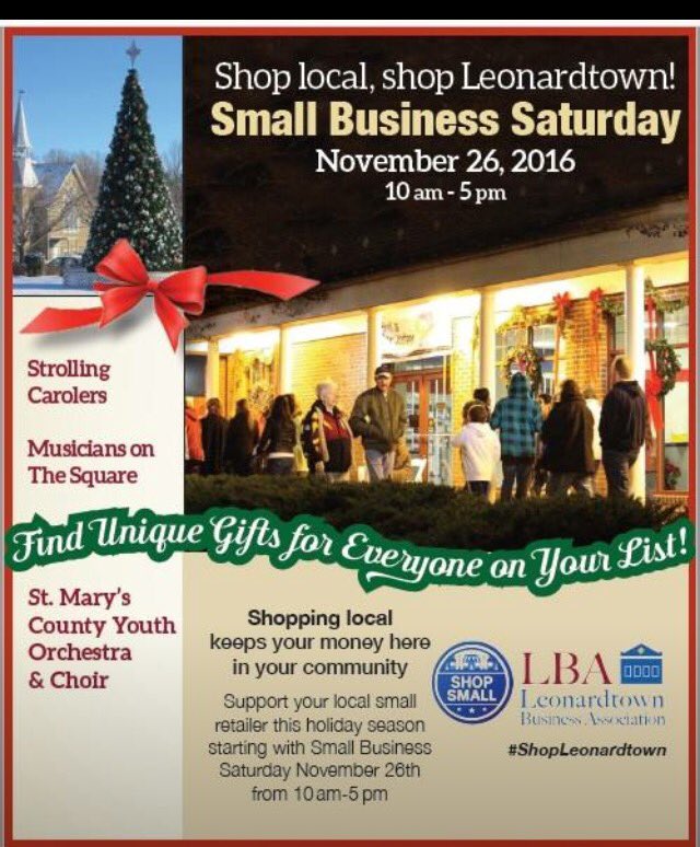 Look for original &amp; meaningful gifts for the holidays,#shoplocal, #shopleonardtown, Nov 26