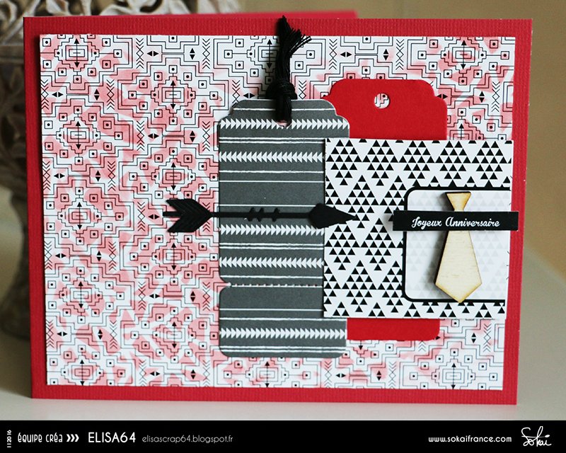 SokaiFrance's tweet image. Super jolie #carte de #joyeuxanniversaire en #SokaiFrance #DIY #papiers #scrapbooking ow.ly/JTyz3066ynz