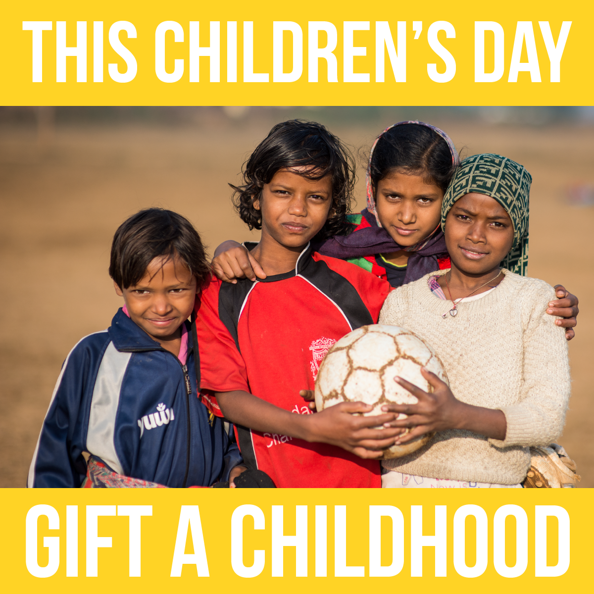 Celebrate #ChildrensDay by gifting these amazing girls of Yuwa a school. #GiftAChildhood. Donate at ket.to/yuwa #WomenInSports