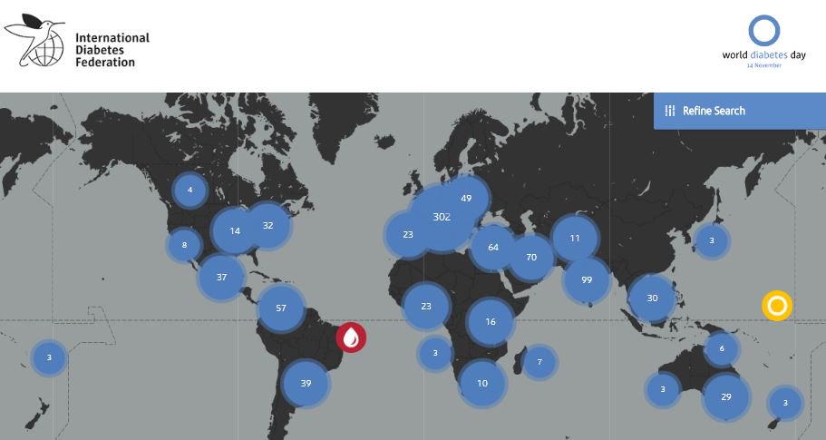 Today is #WDD! 950+ activities in over 150 countries. Eyes on #diabetes idf.org/wdd-events