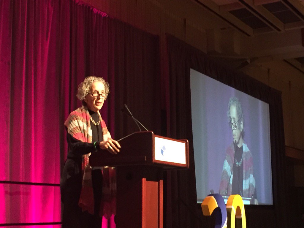 canadiancharity's tweet photo. .@VeahavtaNews lifetime achievement award winner @ruth_messinger of @ajws in Toronto #starrynight2016 https://t.co/yBgP5SBqv8