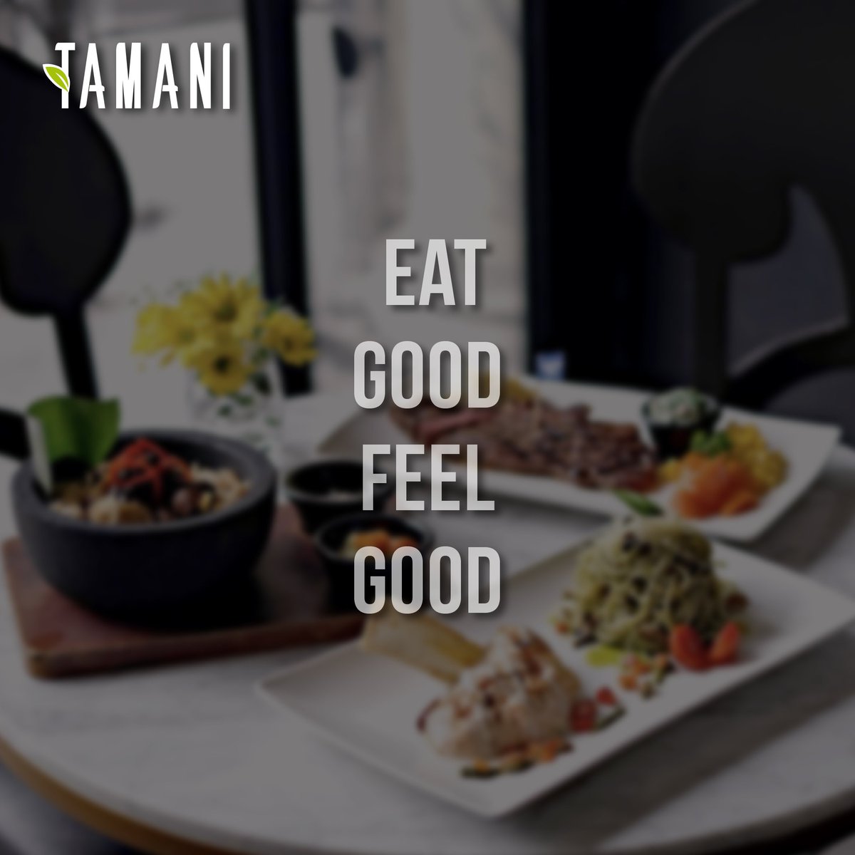 Tamani_Cafe's tweet photo. A brand new week, a brighter day. Happy Monday, Food Lovers! #TamaniQuotes https://t.co/J0CNxCm28a