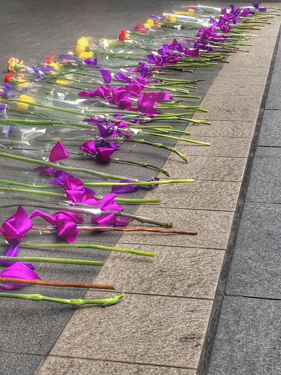 tan_mckinlay's tweet photo. 67 flowers for 67 #domesticviolence deaths in 2016 @Capitan_Typo @maurie_mulheron @AFlohm @MaralynParker @WheatleyMarty #fdvl #wewontwaitdv https://t.co/BX4YlhBlvC