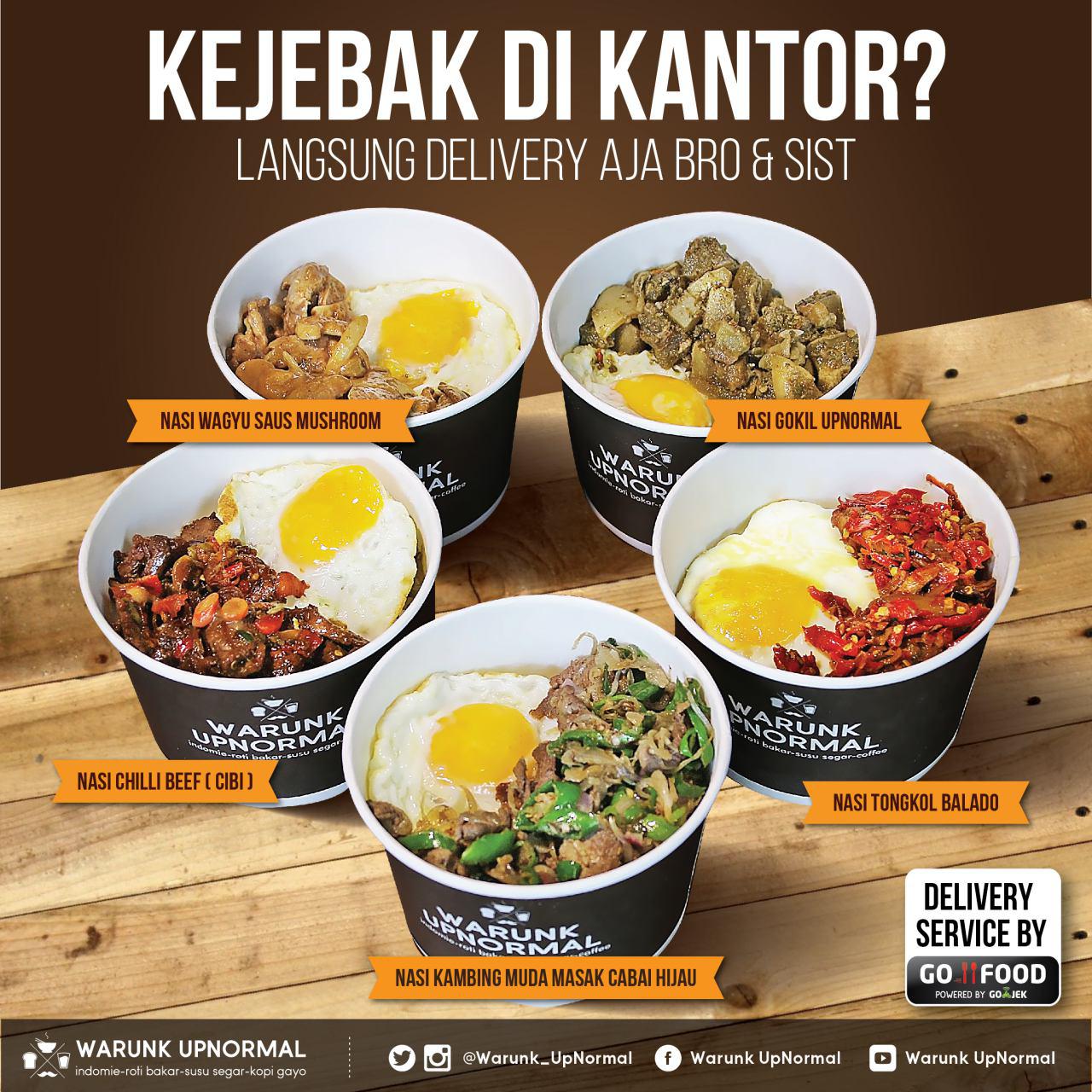 Menu sale warunk upnormal