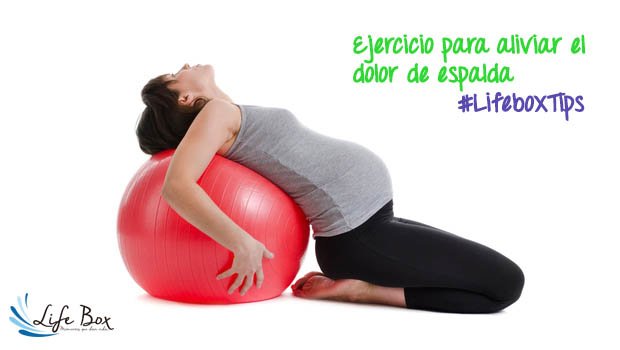 ¡Este ejercicio es genial para aliviar el dolor de espalda durante el embarazo! lifebox.life 🙂