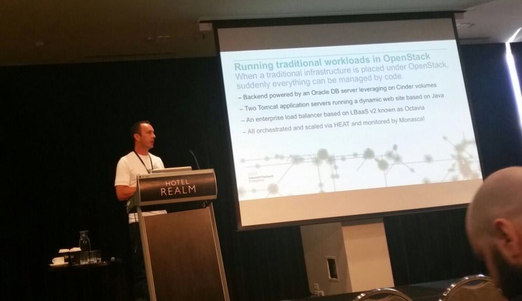 AnthonyRees's tweet image. A great day presenting at #OpenStackAU @ #Canberra with @tesch75 cc/ @prasadkale @GrantJHP @nigelwright_nz @dez_blanchfield @jessmfield