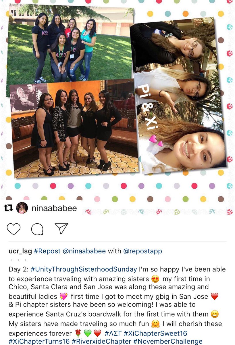 ucr_lsg's tweet photo. Day 2: #UnityThroughSisterhoodSunday. 💚⚪️❤️
#XiChapterSweet16 #XiChapterTurns16 #RiverXidePride #NovemberChallenge https://t.co/jk0YgMfSex