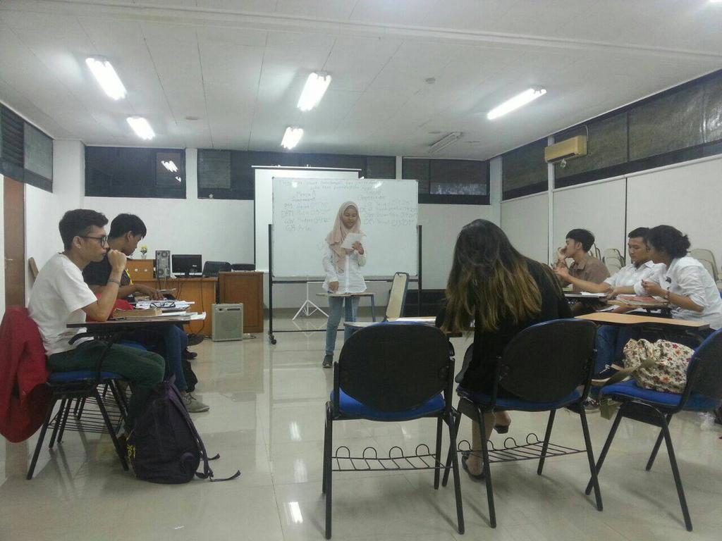 here's our delegation join newbies debating competition in Universitas Indonesia #mbec #debate #newbies #Competition