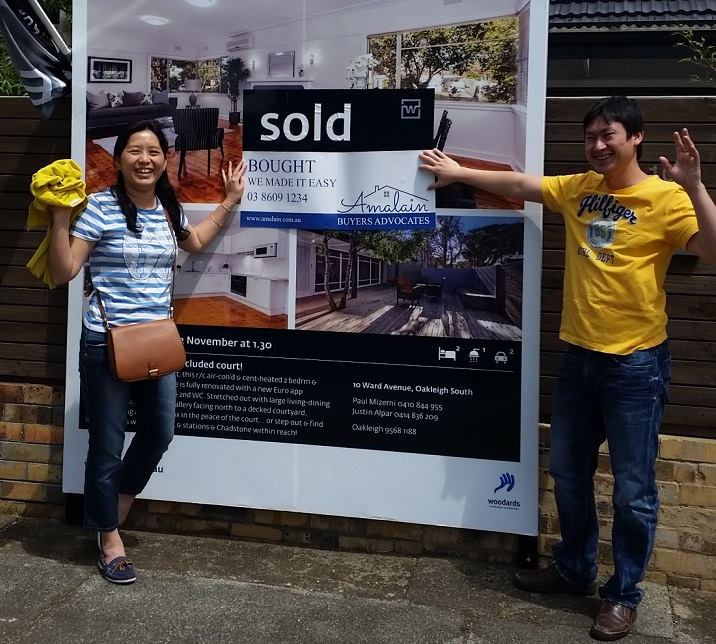 Auction success for two more happy Amalain clients. We successfully purchased Saturday at auction. #auctionsuccess #melbournerealestate