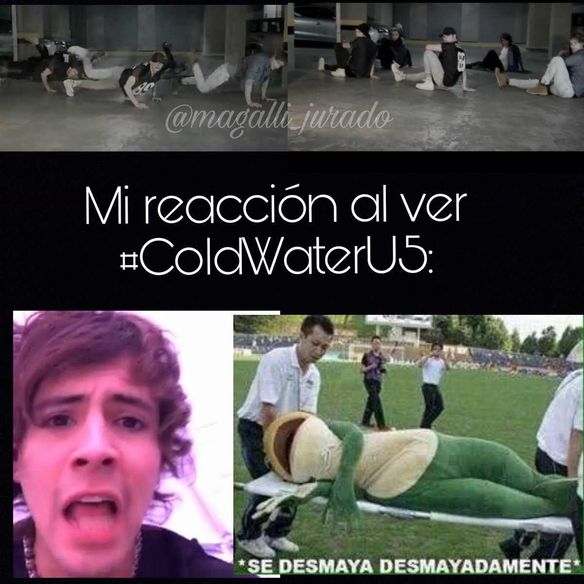 Magalli_Jurado's tweet photo. @urbandfive Y así fue mi reacción al ver #ColdWaterU5 😂😍😍😍💃💪❤👌 https://t.co/8eJar6wOtd