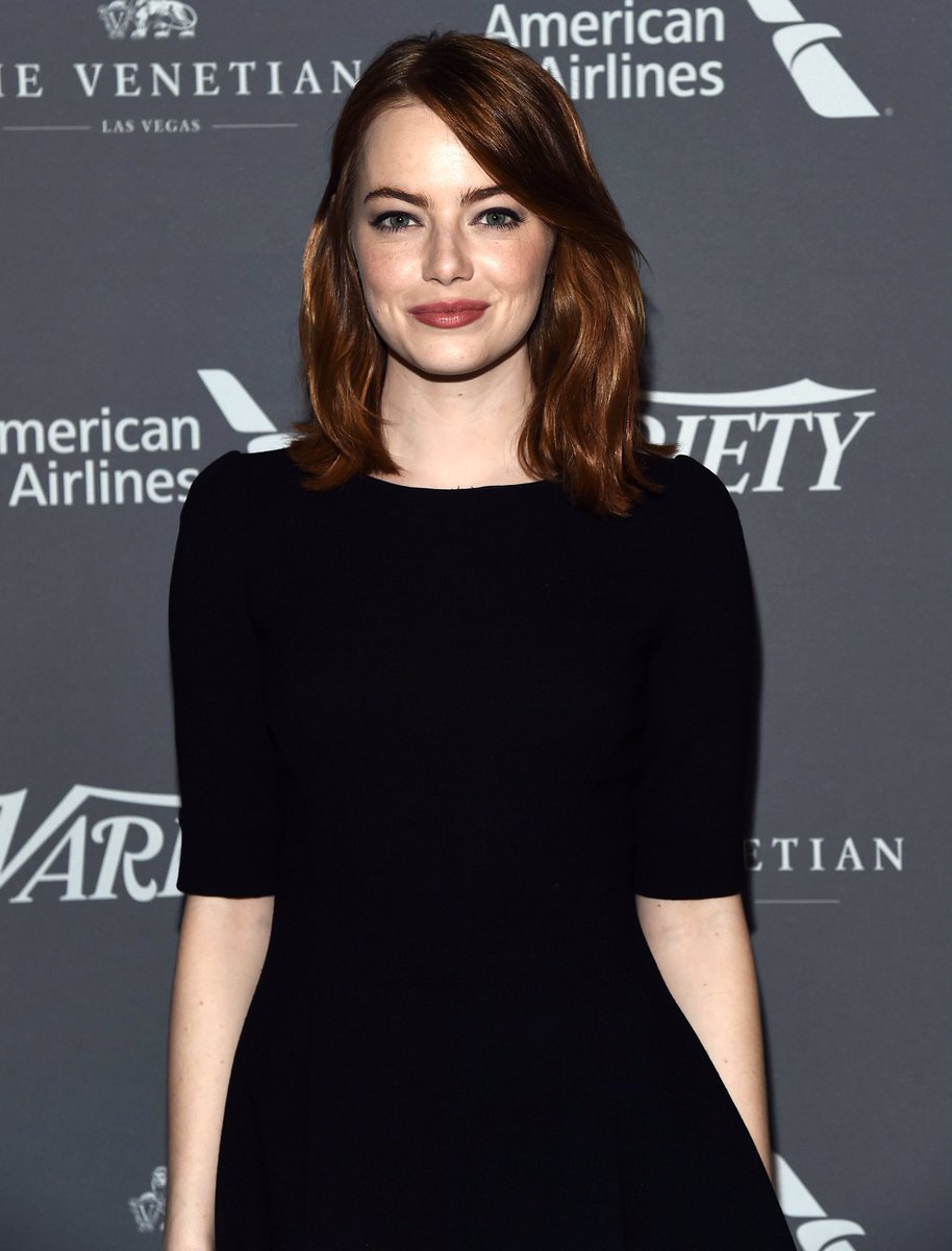 The Fashion Court on X: Emma Stone wore a #DolceandGabbana black short  flared dress to the Variety Studio: #ActorsonActors event over the weekend  in Los Angeles.  / X