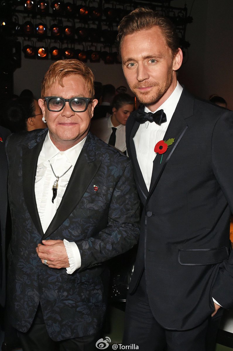 TomHiddleston, Sir Kenneth Branagh and Sir Elton John attend the 62nd  London Evening Standard Theatre Awards. Nov 13, 2016 Via: Torrilla, image size:796x1200
