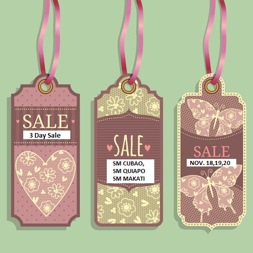 4U2CosmeticsPH's tweet photo. Dont miss our 4U2 COSMETICS 3 DAY SALE on Nov 18,19,20 @ SM CUBAO, SM QUIAPO &amp; SM MAKATI.. See you all.. #4u2cosmeticsph #sale https://t.co/jFnaSzdmIC
