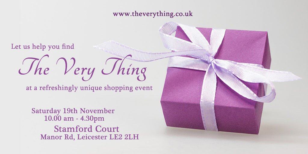 Join us this Saturday 19th November for a brand new Christmas Shopping event by <a href="/thing_very/">The Very Thing</a> in the stunning Stamford Court in Leicester