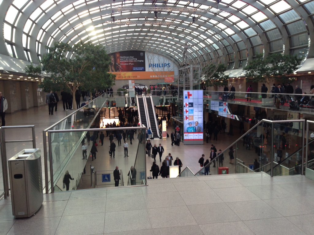 And the show begins! Ready to welcome everyone on our booth, Hall 9, D67 #MEDICA2016