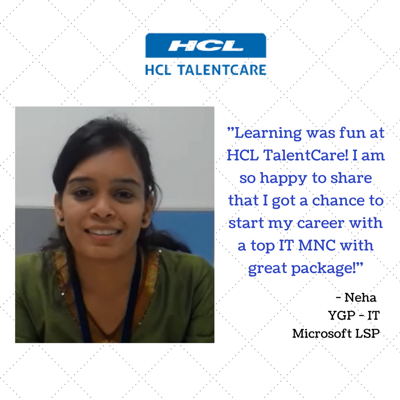 HCLTalentCare's tweet photo. Here is what Neha has to say about her experience with #HCLTalentCare #LifeBadloBoss https://t.co/Loqfs1FfBk