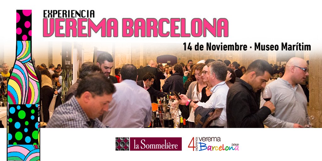 la_sommeliere's tweet photo. Empieza #VeremaBCN en el  Museu Marítim de #Barcelona
Los mejores profesionales y aficionados del mundo del #vino #vinotecas
de 12h a 21h. https://t.co/mL6VlPfc5X