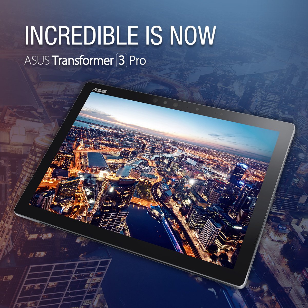 #ASUS #Transformer3Pro features a stunning 3K display with an extra-wide colour gamut of 121% sRGB and 85% NTSC! #IncredibleIsNow
