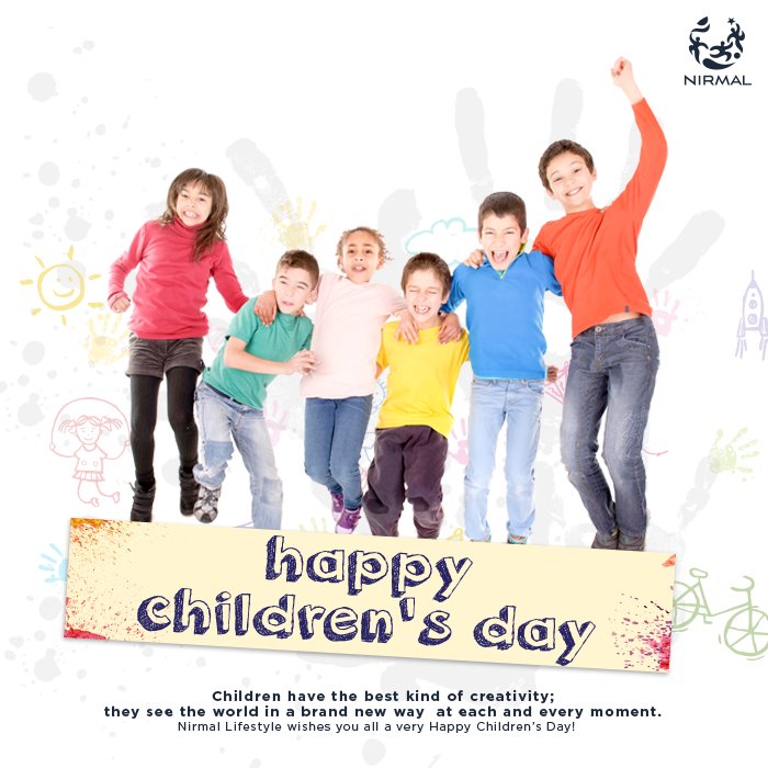 Children have the best kind of creativity; they see the world in a brand new way at each and every moment. #HappyChildrensDay