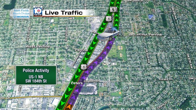 Police Activity has US-1 NB closed at SW 184th St #traffic https://t.co/EkPEjIUOxK