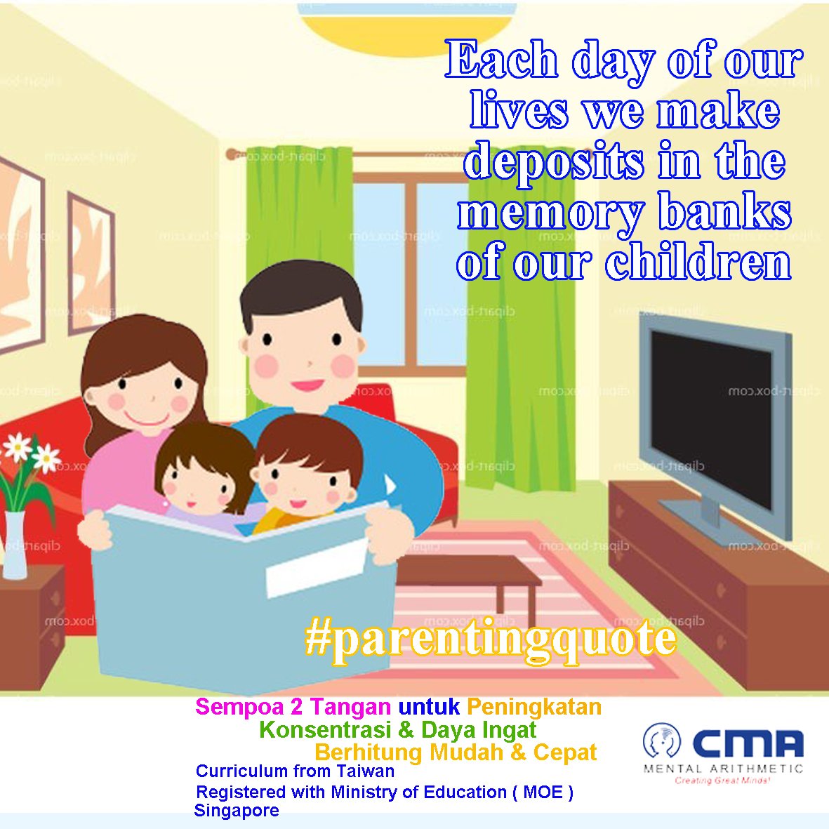 #ParentingQuote Today #AHYMakinMelejit #PolisiMilikRakyat #MariJagaNKRI #sempoa #sempoa2tangan #parenting #PArentingTips