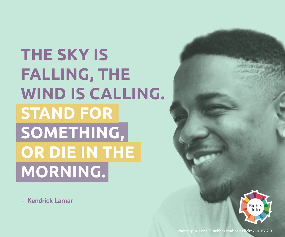 EachOtherUK's tweet photo. This week's first human rights quote of the day is from Kendrick Lamar #humanrights #rightinfo #quoteoftheday https://t.co/YeCuZQaAdh