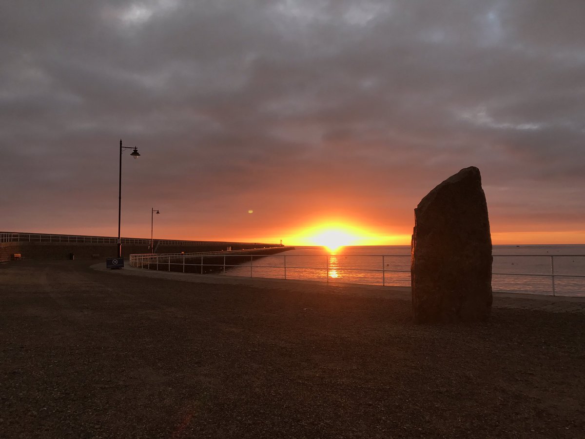 Not a bad way to start the working week. Sunrise at St Catherine. #MondayMorning