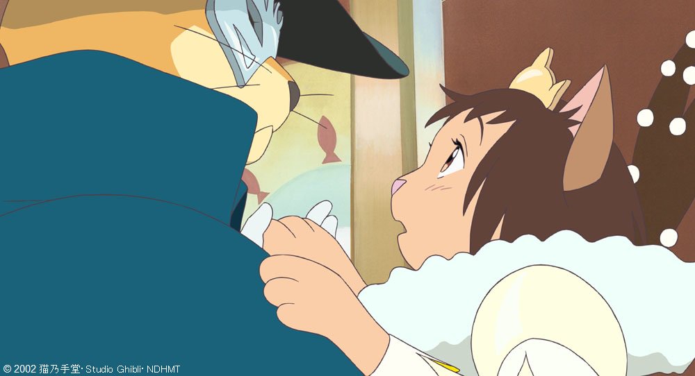 金曜よる9時から、スタジオジブリ作品「猫の恩返し」をお届けしますぅ