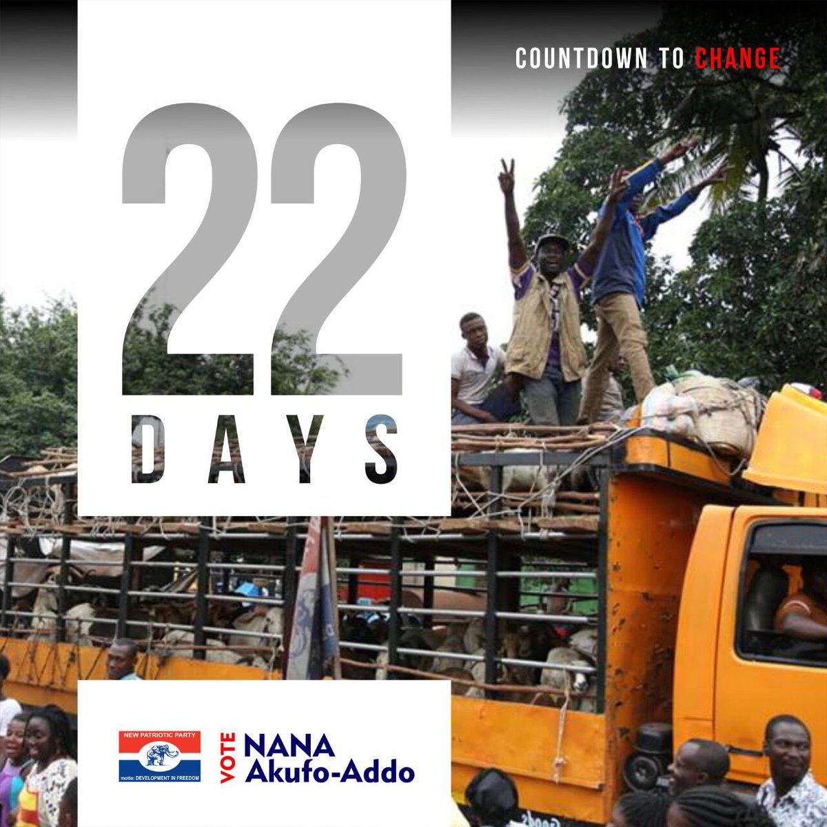 #CountdownToChange 
#ChangeIsComing
#VoteNo5
🐘🐘🐘🐘🐘