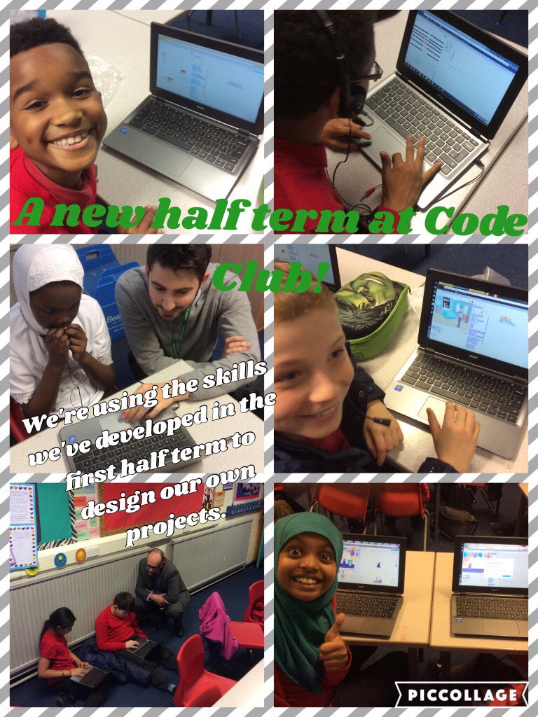 code_cedarsbham's tweet image. A new half term at Code Club!