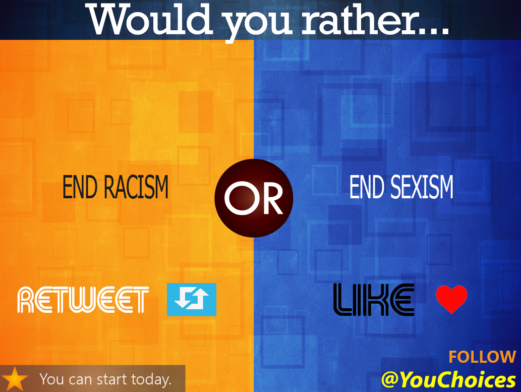YouChoices's tweet photo. Which would you rather end? https://t.co/MbL3jARbdQ