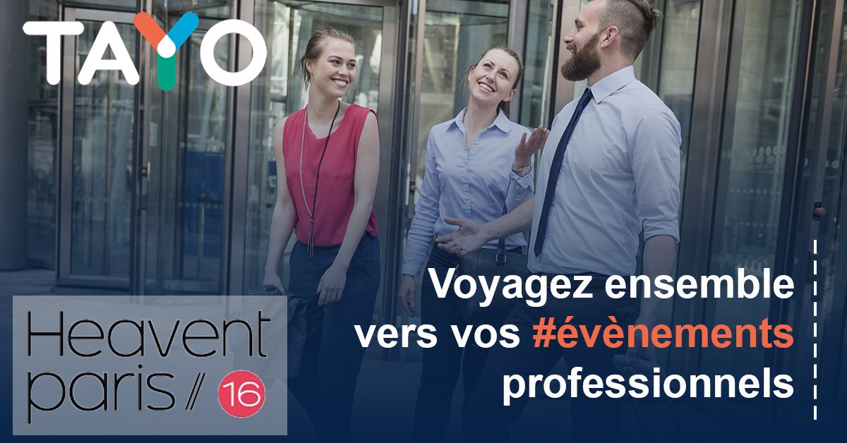 intotayo's tweet photo. #TENDANCE2016 : ils networkent avant &amp; après @heaventparis avec Tayo et optimisent leurs trajets
https://t.co/BYkcuGLBqK https://t.co/p2GbhzsRPU