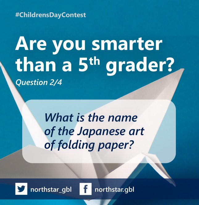 northstar_gbl's tweet photo. Answer this question on our facebook page to win exciting prices! https://t.co/zSivzoDYGi 
#childrensdaycontest #ChildrensDay https://t.co/bersirlt2t
