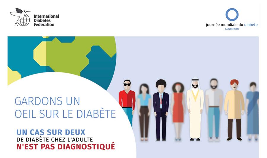 FedeDiabete's tweet image. #JMD2016 : Gardons un oeil sur le diabète. Un cas sur 2 de #diabète chez l'adulte n'est pas diagnostiqué !
bit.ly/2f81oNh #WDD