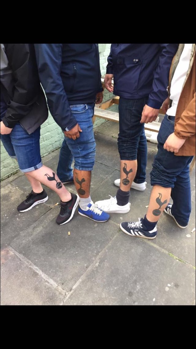 THardnuts's tweet image. Introducing the TTF (Totty Tattoo Firm) You ain't a proper Hardnut unless u get 1 of these bad boys 👊 #TottenhamHardnuts