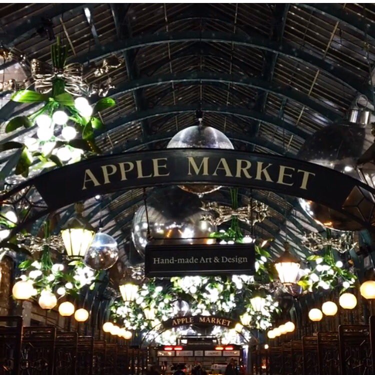 Covent Garden is looking festive! Get ready for the lights switch on tomorrow at 5.30pm #coventgardenchristmas #festiveseason