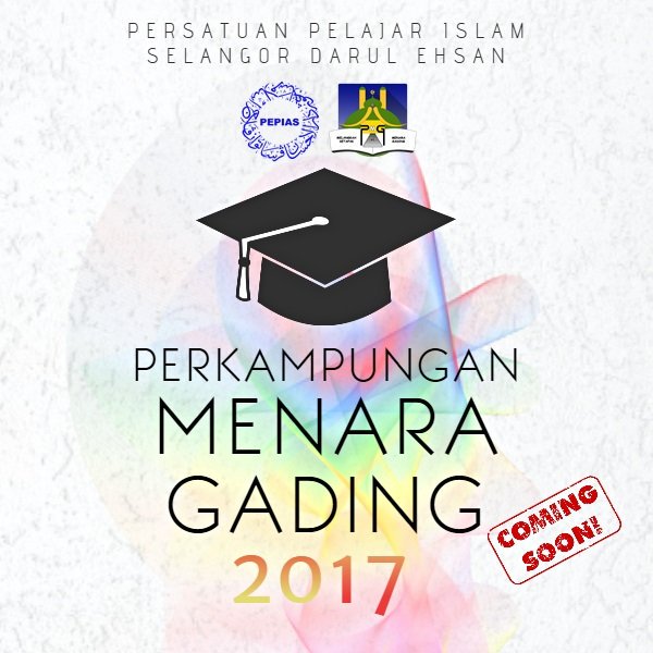 pmgselangor's tweet photo. Perkampungan Menara Gading Selangor 2017 sedang menanti anda π
28-31 Januari. Save the date! π
#RoadToPMGS17
#PEPIAS
#GPHU https://t.co/JvMec3YDYZ
