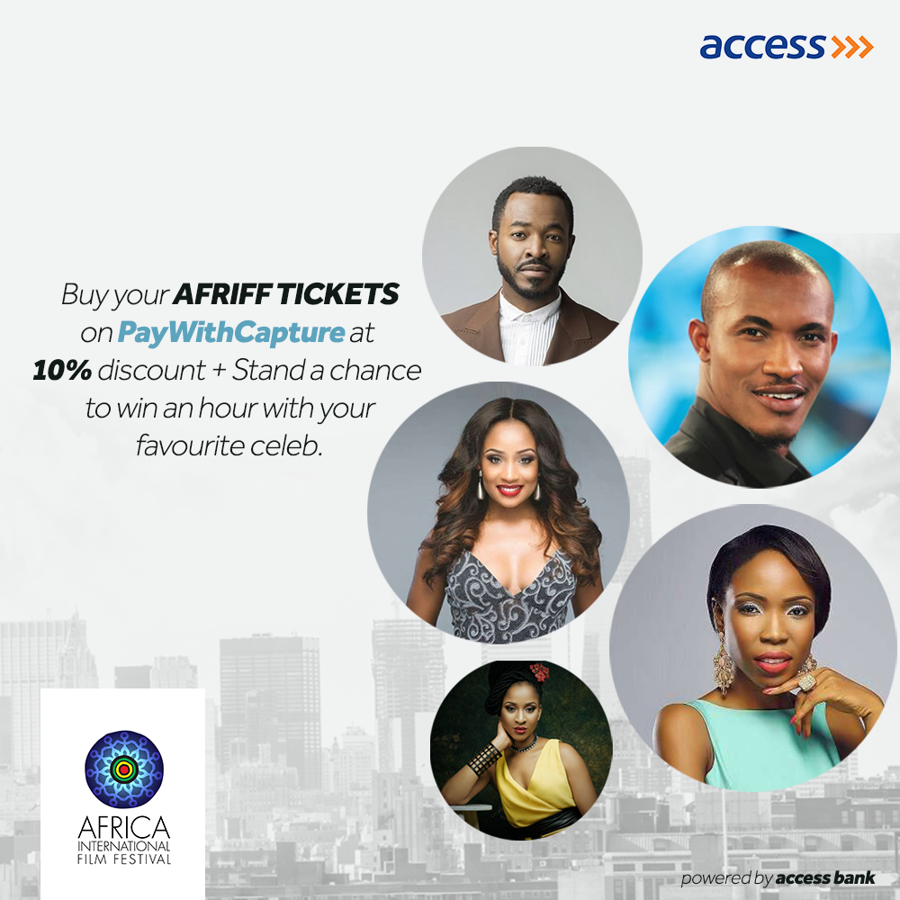 myaccessbank's tweet photo. Pick an artist to spend 1 hour with. #AFRIFF2016 #AccessAtAFRIFF
@OCtheGreatUkeje
@GIDEON_OKEKE
@Uru_Eke
@AdesuaEtomi
@lalaakindoju https://t.co/xu4iuu6AAx