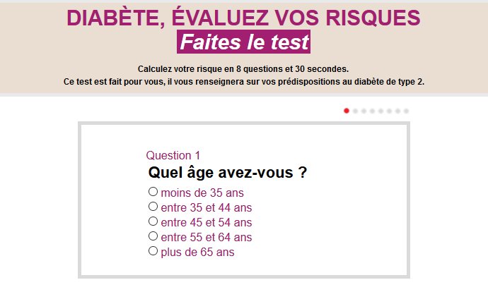 FedeDiabete's tweet image. #Diabète : pour évaluer vos risques, faites le test ! #contrediabete #JMD2016 #WDD
contrelediabete.fr/le-test.html